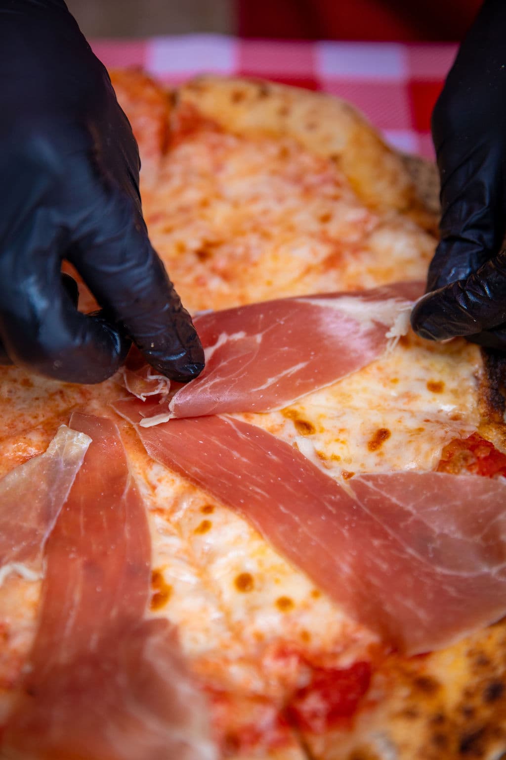 Hot, made-to-order pizza at a celebration